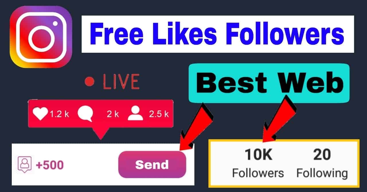 Increase instagram Real likes followers for free-101% Real-web