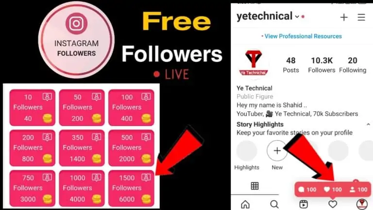 Instagram Free Likes Followers App 2021-100% Real Followers