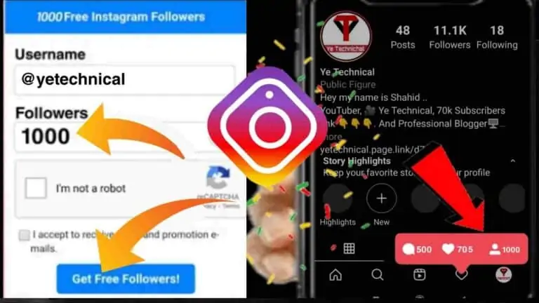 Increase Instagram Free Followers and Likes With App-100% Real