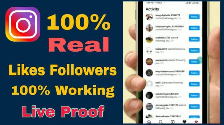 Best Website Likes Followers On Instagram- 100% Real