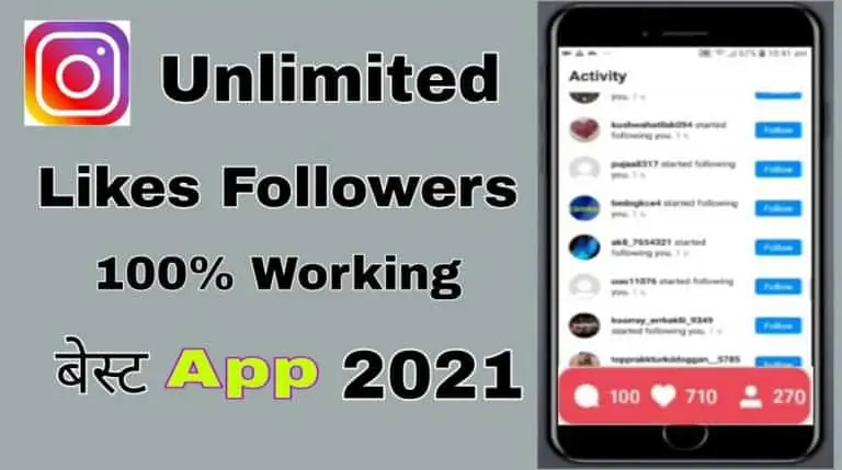 How To Get Free Likes Followers On Instagram- Best App 2021