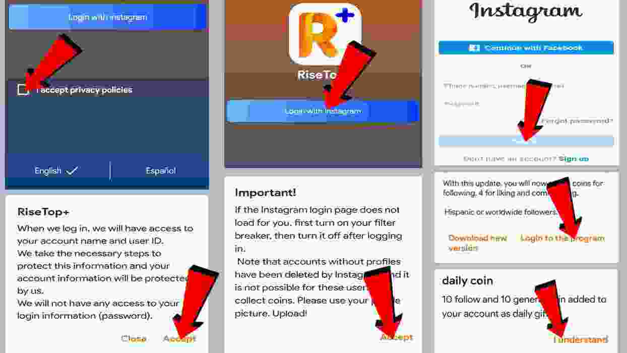 RiseTop App Download- Instagram Followers Increase App