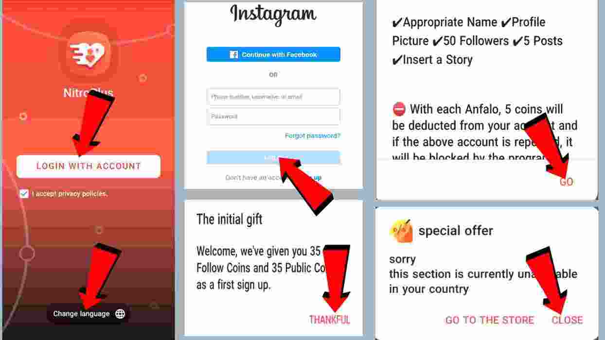 Nitro Plus Apk- Download Instagram Followers App