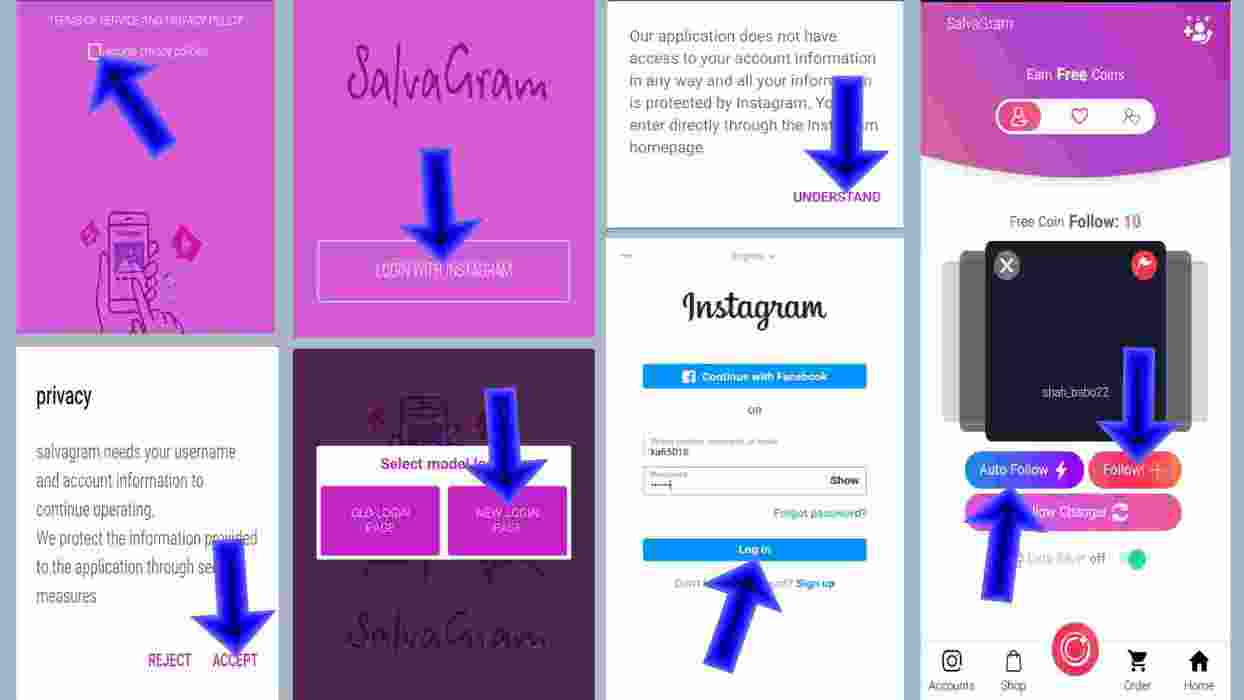 Salva Gram Apk Download- Unlimited Followers On Instagram Apk