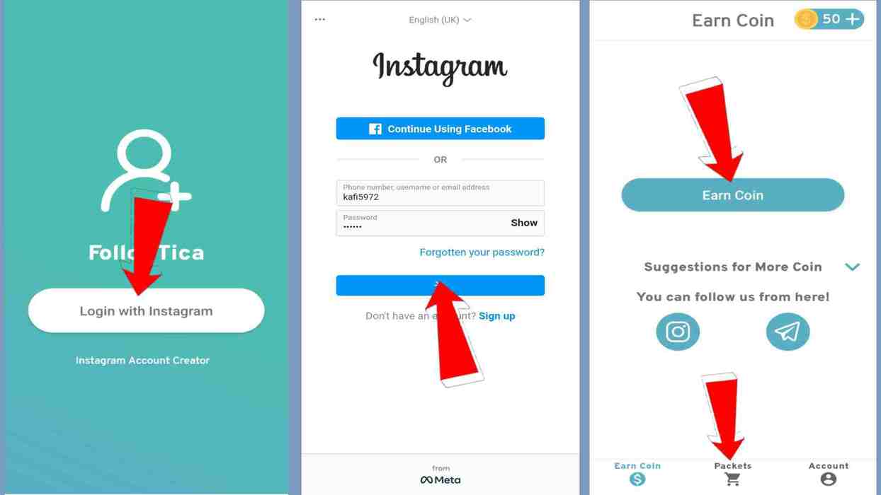 Follow Tica Apk Download- Get Instagram Unlimited Followers