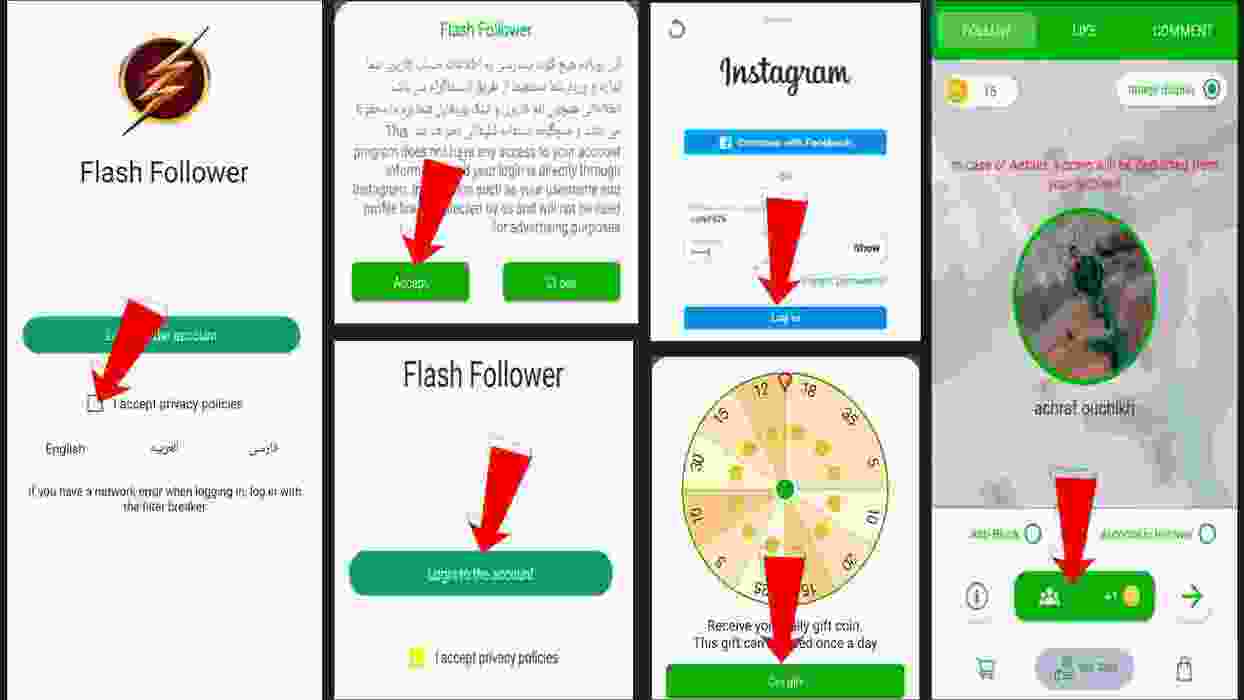 Flash Follower Apk- Gain 100% Free 15K Real Followers