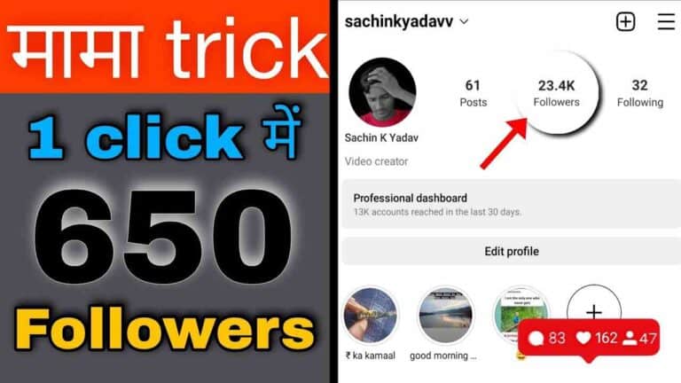 Takipci Hilesi 30- Per Day 1k Followers 100% Real Followers