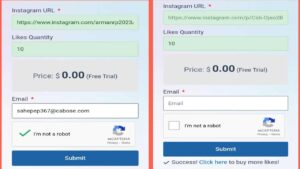 Free Instagram Likes Followers Free Trial - Service 100% FREE