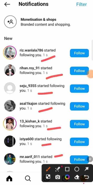 followers have started falling