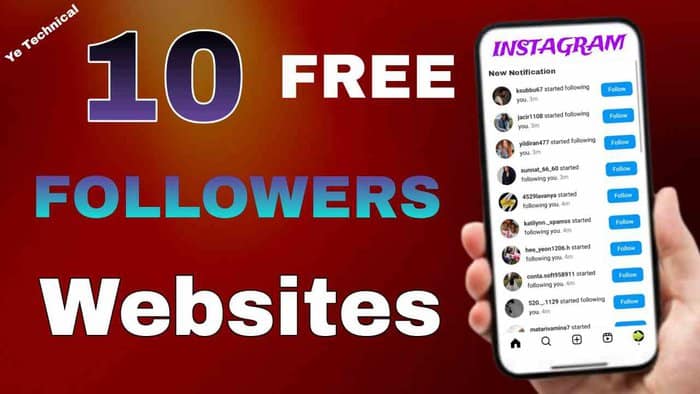 10 Best Sites Free Instagram Followers