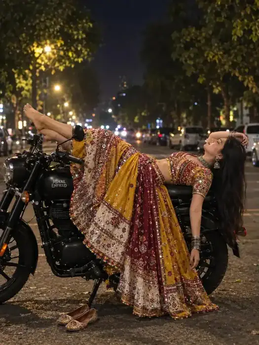Bullet Trend Aesthetic Photos prompt 1 – Royal Enfield AI photo