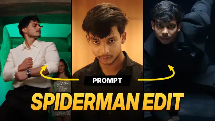 Spiderman Edit Prompt AI video