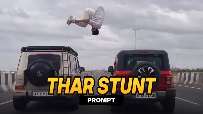 Thar Stunt Trend prompt