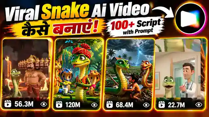 Snake Comedy Reels AI Prompt
